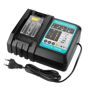 li ion battery charger 3a charging current for makita 14 4v 18v bl1830 bl1430 dc18rc dc18ra power tool dc18rct charge eu plug free global shipping