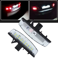18 led 2pcs license plate light number lamp fit for toyota camry echo prius lexus ls430 mitsubishi grandis number plate lamp new