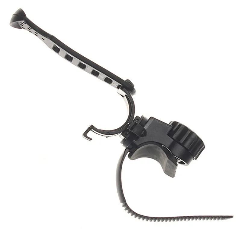 360 градусов велосипедный фонарик светильник Фонарь держатель зажим регулируемый