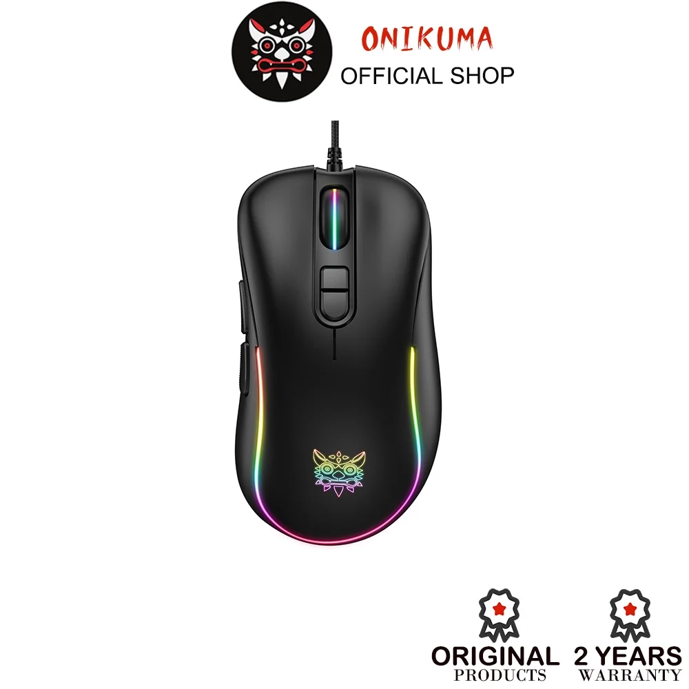 

Проводная Механическая игровая мышь Onikuma CW907, RGB, 6 скоростей