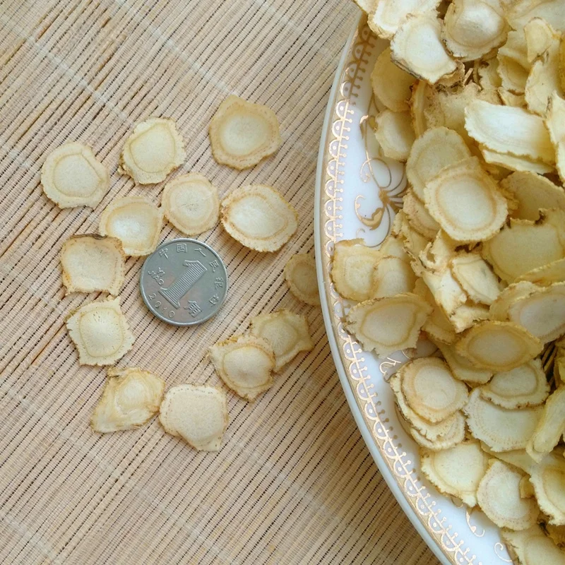 

High Quality Dried American Ginseng Root Slices Immune Support, Improved Energy