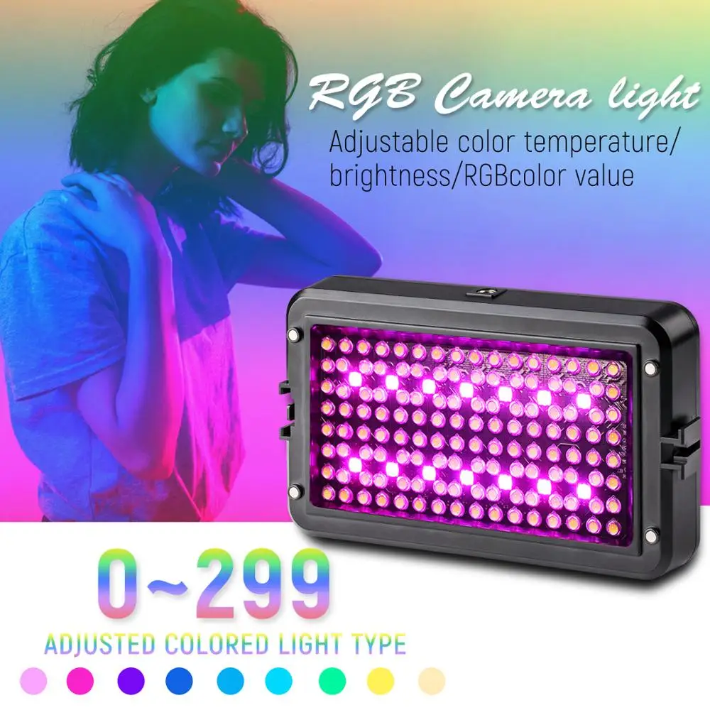 Светодиодный светильник Viltrox RB10 для видеокамеры RGB с регулируемой яркостью всех