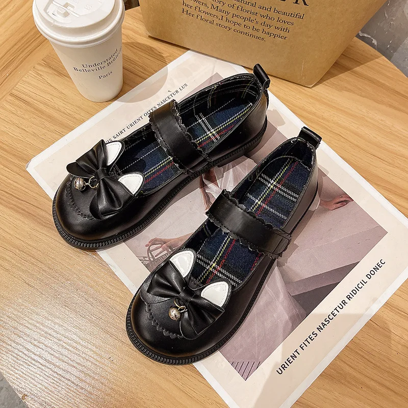 Mary Jane Lolita Small Leather Shoes Single Shoes Women New Thin Jk Shoes Japanese Round Head Shoes for Women