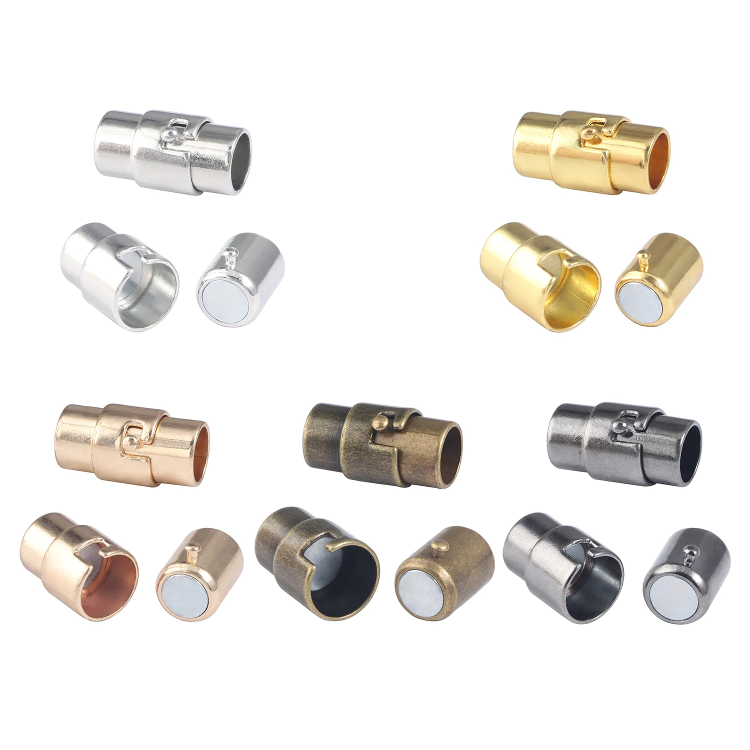 5 комплектов/партия концевые заглушки для браслетов и ювелирных изделий