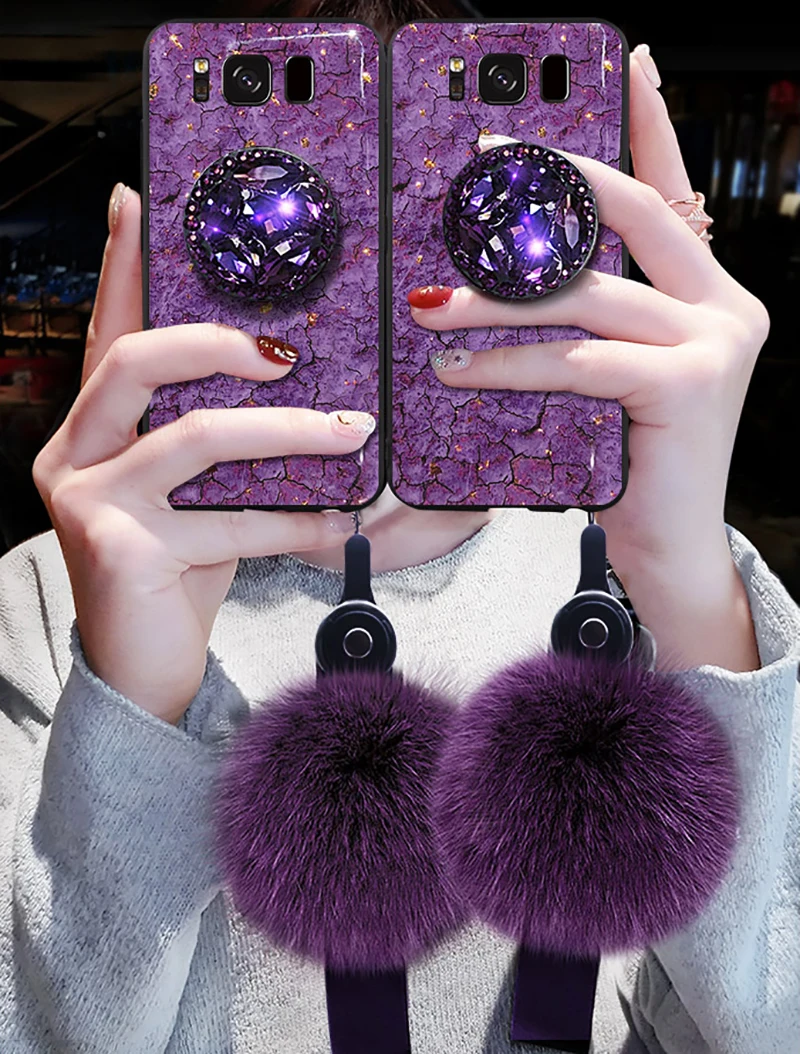 Чехол для Samsung Galaxy S10 S9 S8 Plus Note 10 9 8 A10 A20 A30 A50 A70 A80 S7 Edge с кольцом-держателем и