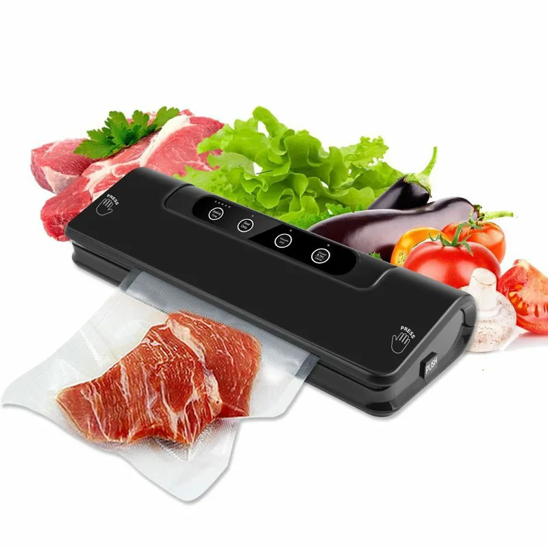 

Automatic Vacuum Sealer 30cm Portable Food Storage Packing Machine Dry and Wet Selladora Bags 15Pcs Free 100V 240V