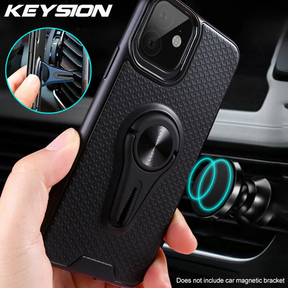 Автомобильный держатель KEYSION Air Outlet чехол для телефона iPhone 11 Pro Max с магнитным