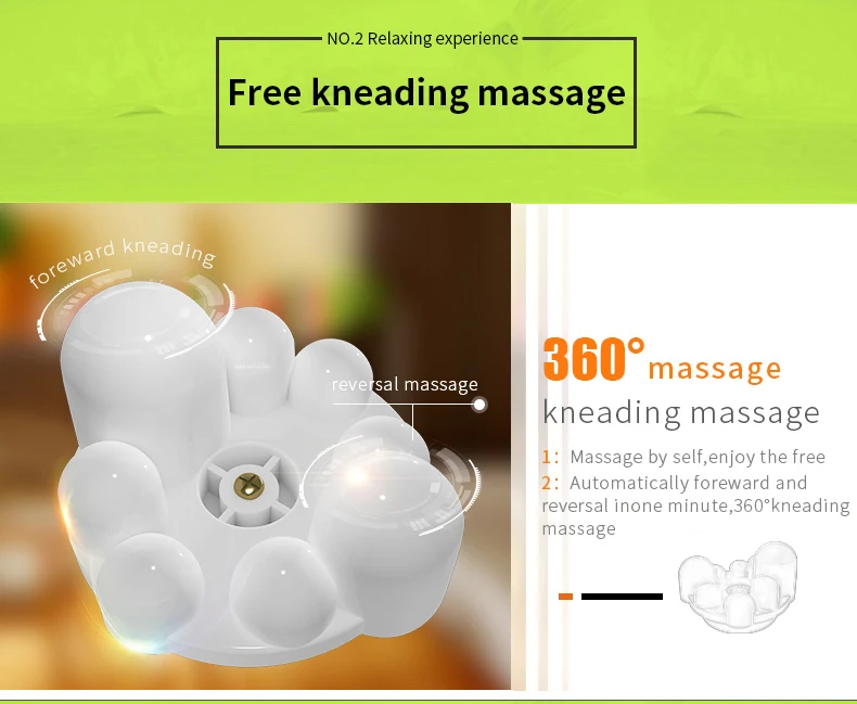 Шиацу массажер для шеи сзади Massagem с тепло глубоко Массажер для разминания плечи для ступней всего тела портативный Электрический массажер Офис