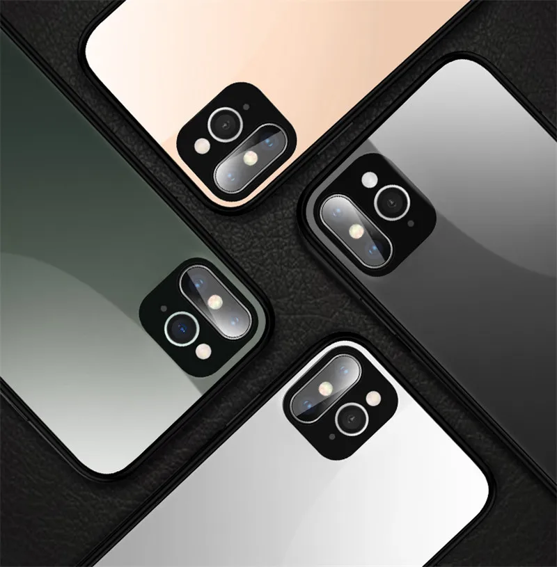 Чехол для iphone 11, iphone 11 pro, градиентный чехол из закаленного стекла для мобильного телефона, чехол для iphone XR XS 6 7 8 plus