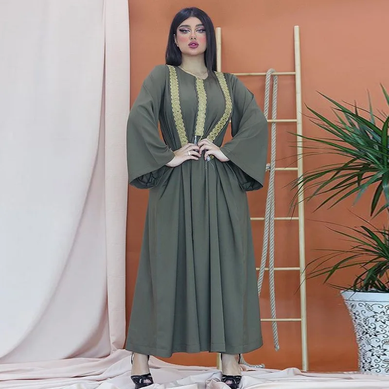 2021 Kaftan Abaya Dubai Turkey Islam Muslim Hijab Long Dress Marocain Dresses For Women Vestido De Mujer Robe Djellaba Femme
