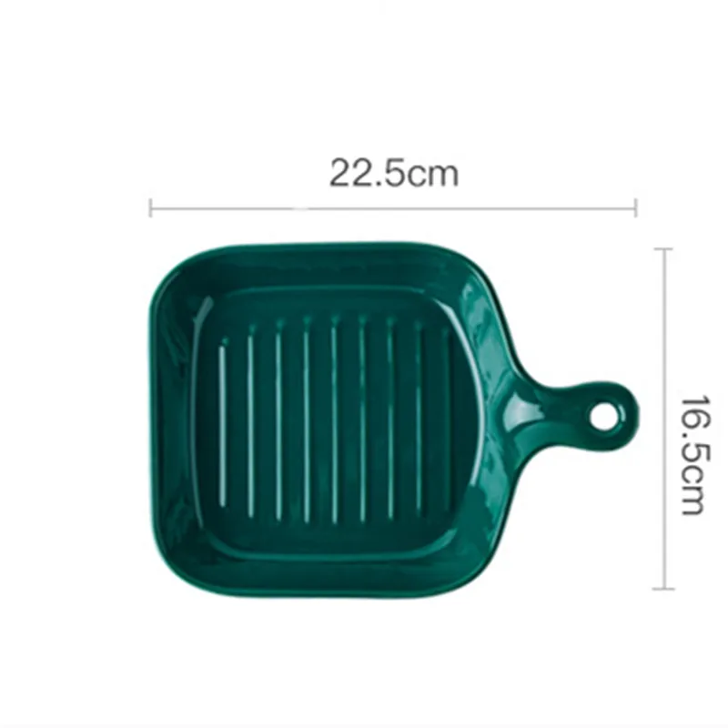 Оригинальный диск для выпечки керамическая посуда Набор глубоких тарелок в