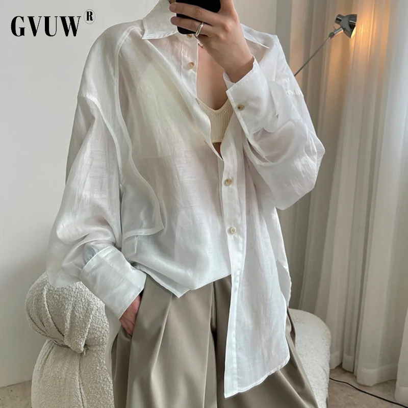 

Gvuw Блузки Camisas Mujer Flannel Hibiscus Top Ulzzang Free Shipping Brand Flexible animal print top oversize blouse Pop It