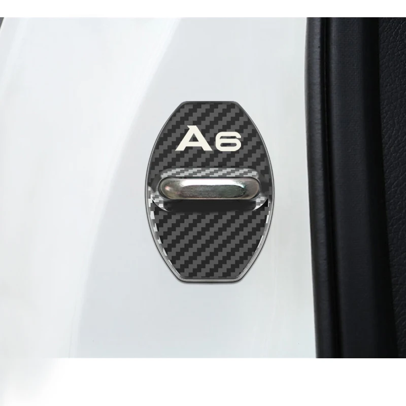 4 шт. защитная крышка для дверного замка Audi A1 A3 A4 A5 A6 A7 A8 Q3 Q5 Q7 S8 TT|Защитный корпус