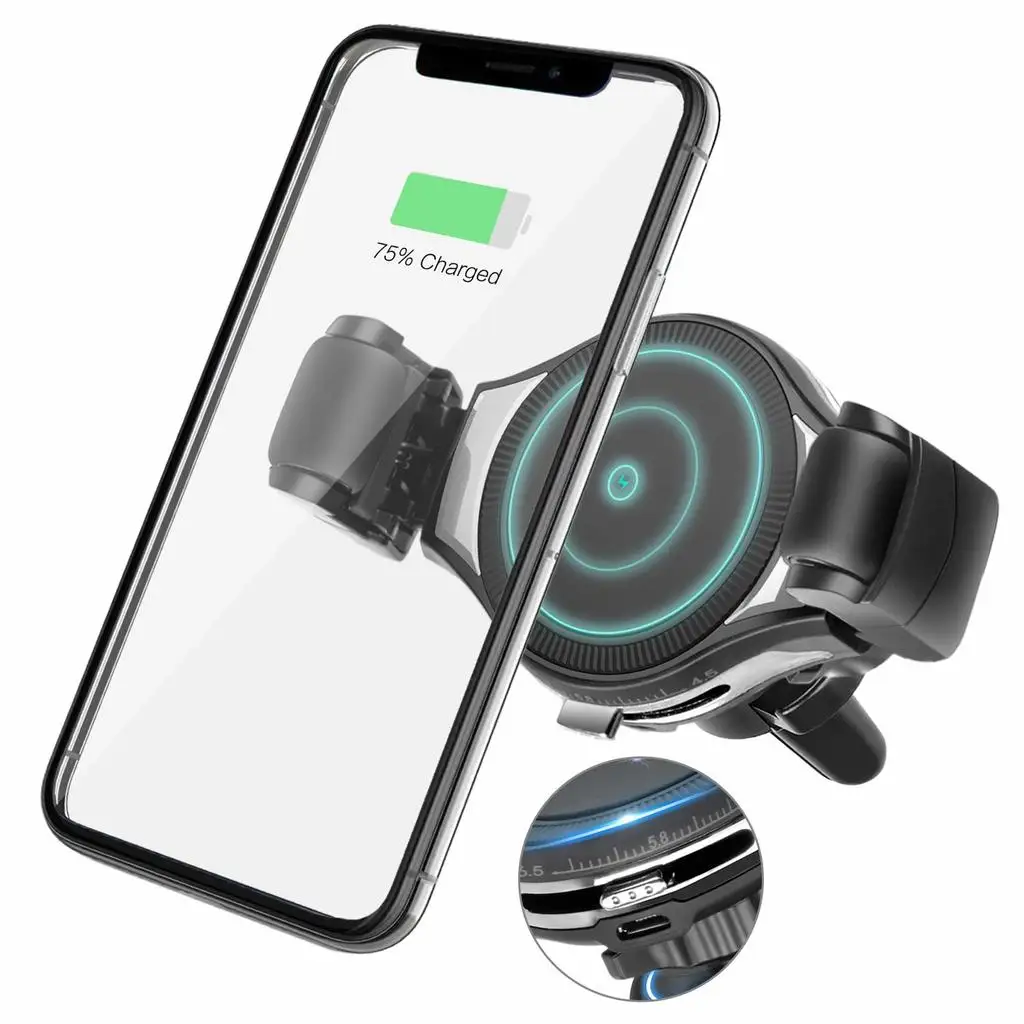 

Wireless Car Charger and Car Phone Holder