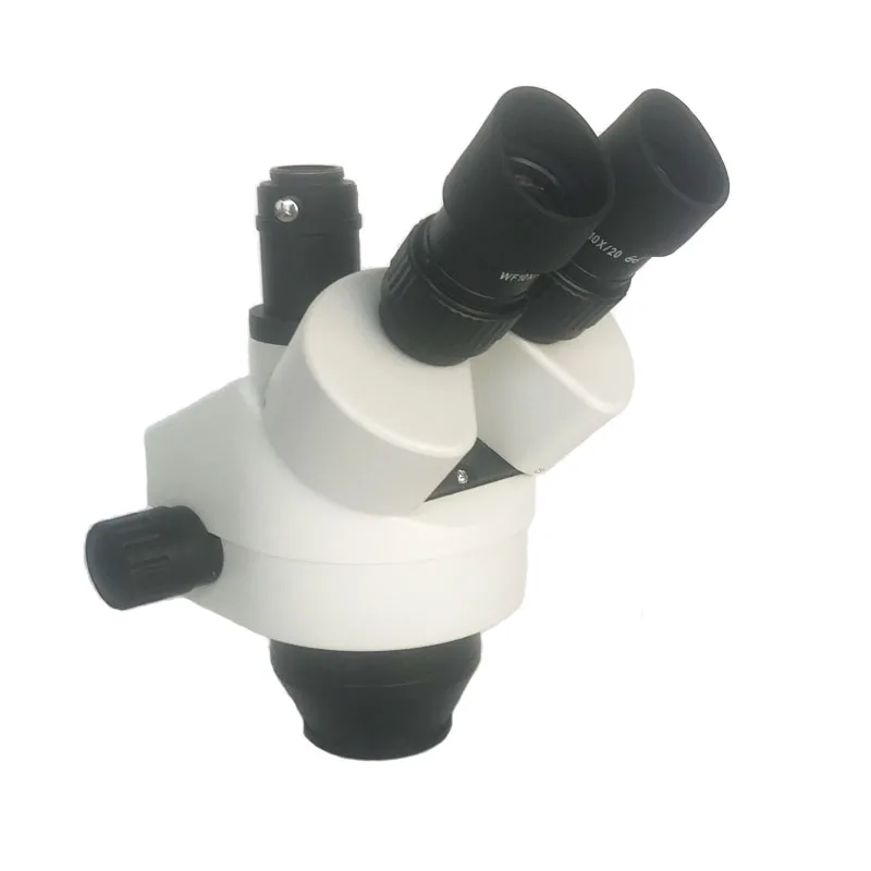 Вертикальный тринокулярный микроскоп с поддержкой 7X-45X 3.5X-90X Стерео Зум для пайки