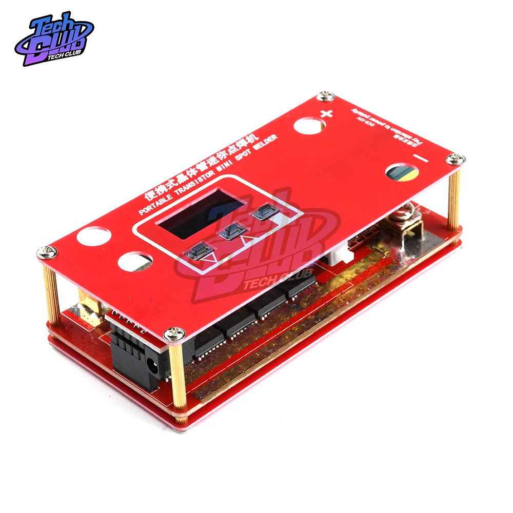 Портативный Аппарат точечной сварки 12 В постоянного тока транзистор с ЖК