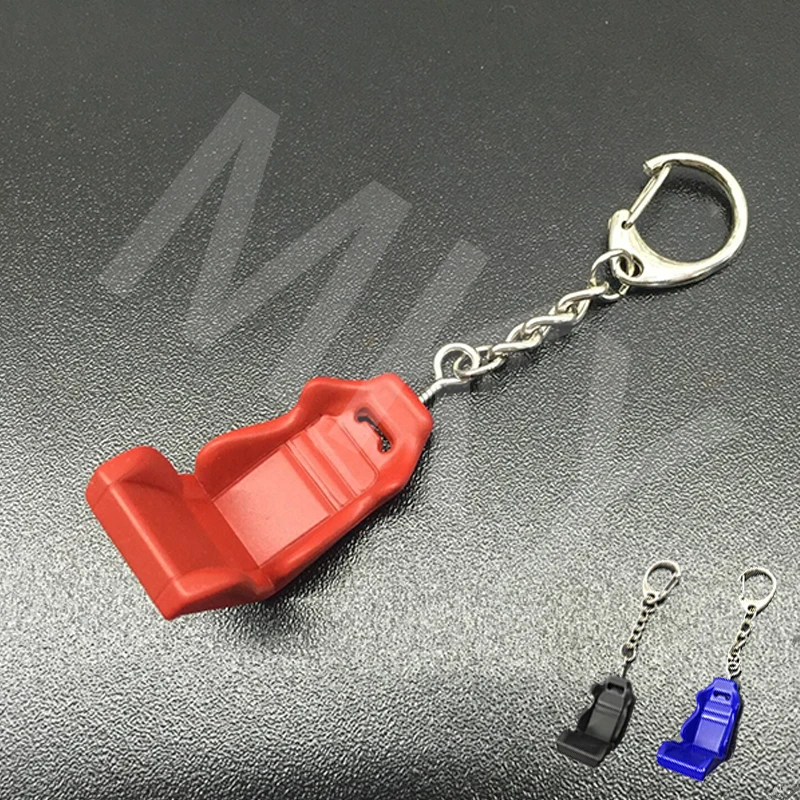 

Creative Gift Car Metal Keychain Racing Seat Chair Metal Keyring Steering Wheel Stainless Steel Keychain Key Holder