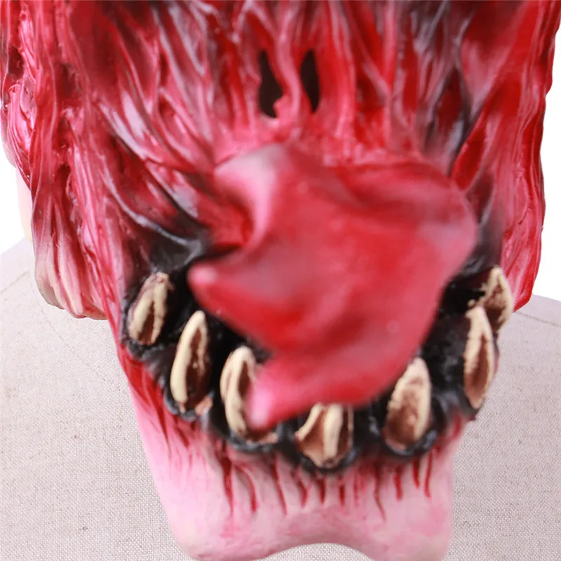 Scary Mask Latex Headgear Blood Face Zombie Clown Bad face Halloween Masquerade Fancy Dress Party Cosplay | Дом и сад