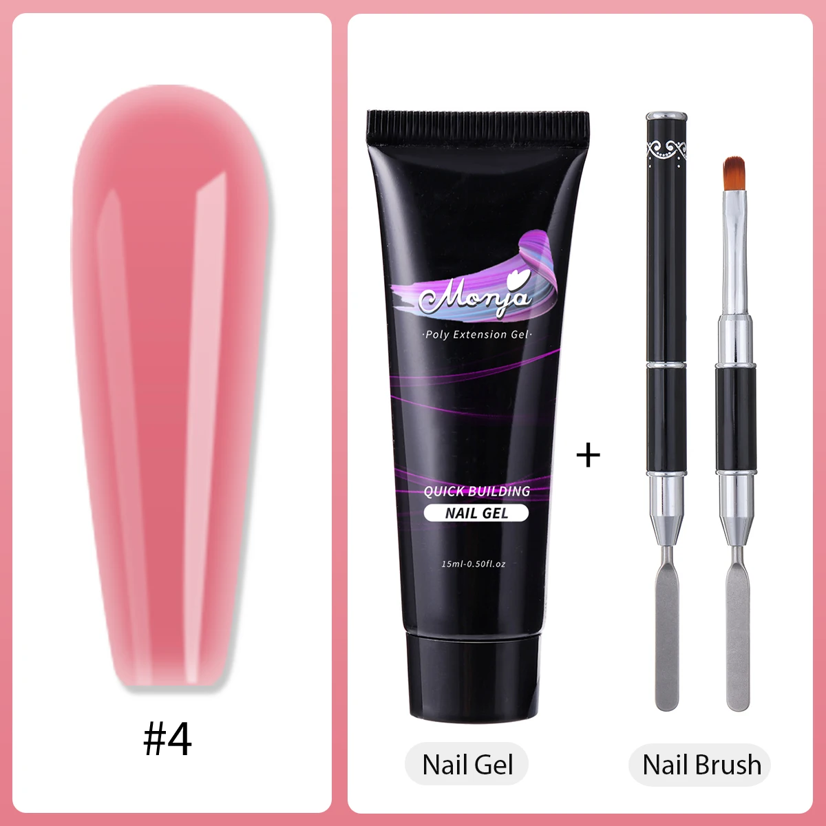 Monja 2 шт./компл. 10 видов стилей кисть для рисования ногтей с двумя концами