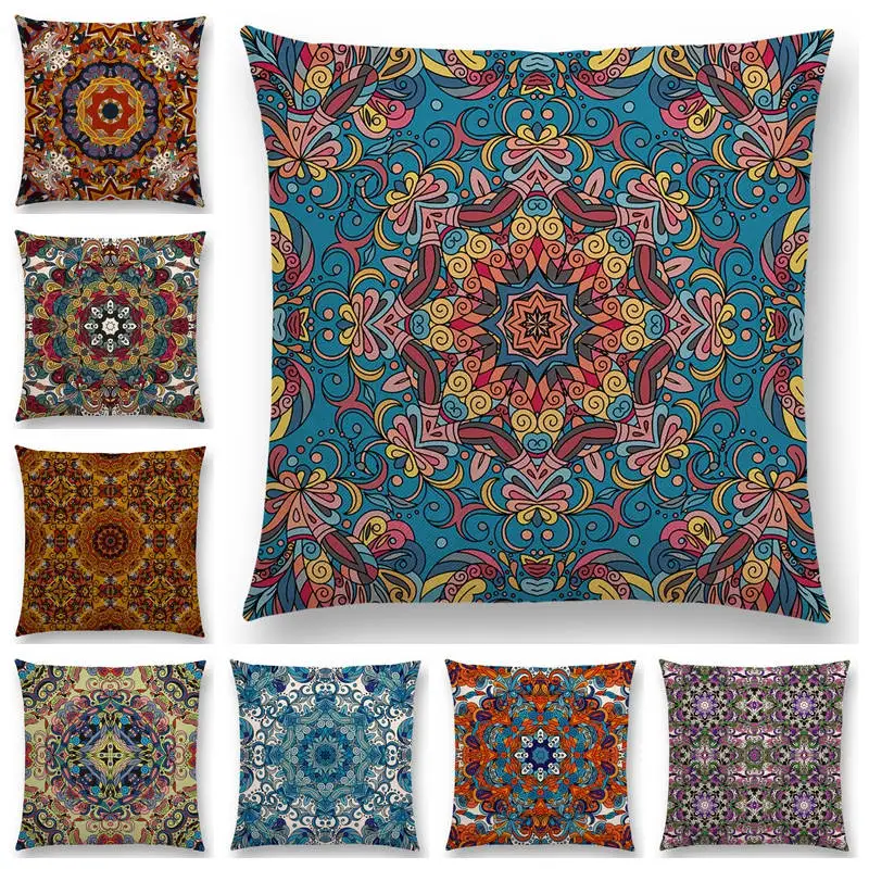 Boho Пейсли Мандала декоративный узор цветочные растения в национальном стиле