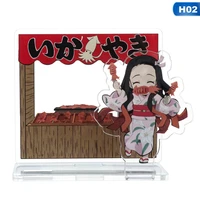 cosplay anime demon slayer ornaments kimetsu no yaiba hashira giyuu muichirou shinob acrylic stand figure desk decoration