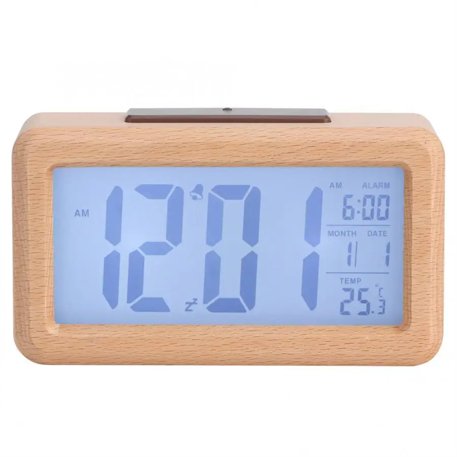 ABS модные цифровые часы-будильник электронные часы с температурным дисплеем для