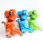 1 шт большой 4D костюм шагающего динозавра Фольга шар День рождения украшения детей Baby shower Пол раскрыть динозавр партия Декор Globos