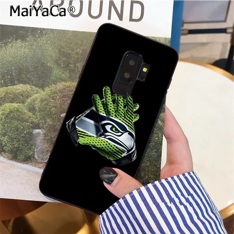 MaiYaCa Seattle Seahawks ТПУ Мягкий силиконовый чехол для телефона чехол для samsung S9 S9 плюс S5 S6 S6edge S6plus S7 S7edge S8 S8plus