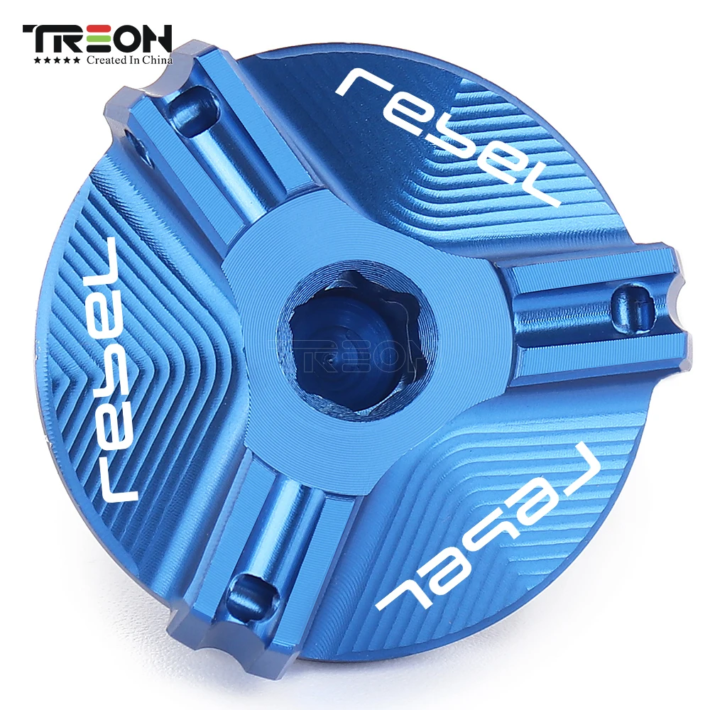 Аксессуары для мотоциклов магнитная заглушка наполнителя двигателя CNC Honda REBEL 1100