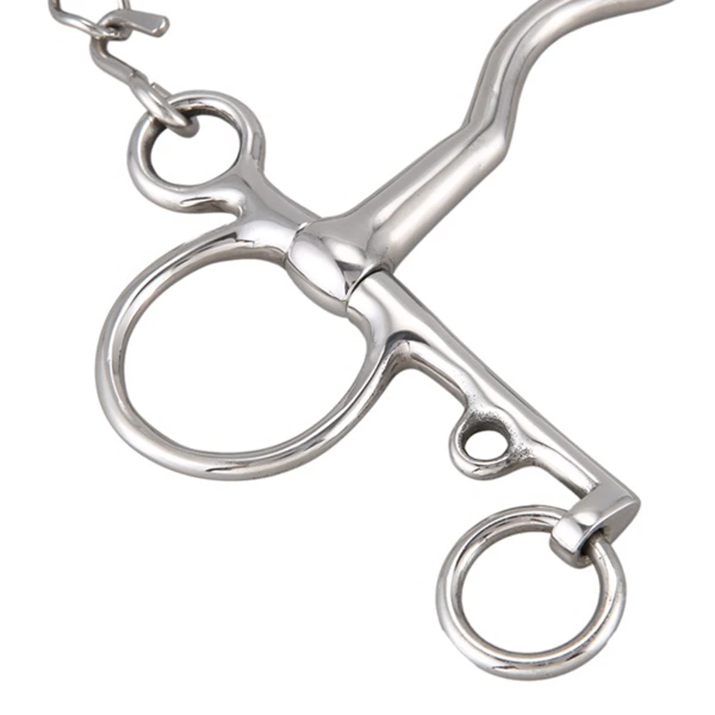

135Mm Horse Bits Stainless Steel Equestrian Mouthpiece Snaffle for Horse Riding Racing Halters Bit Equipment