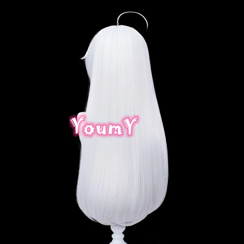 Блуждающие ведьма Elaina Косплэй 70 см парик Рождественская обувь Серебряного и