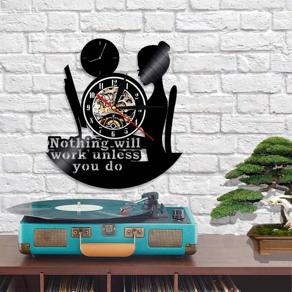 Ничего не сработает если вы сделаете вдохновляющие настенные часы с цитатами Maya