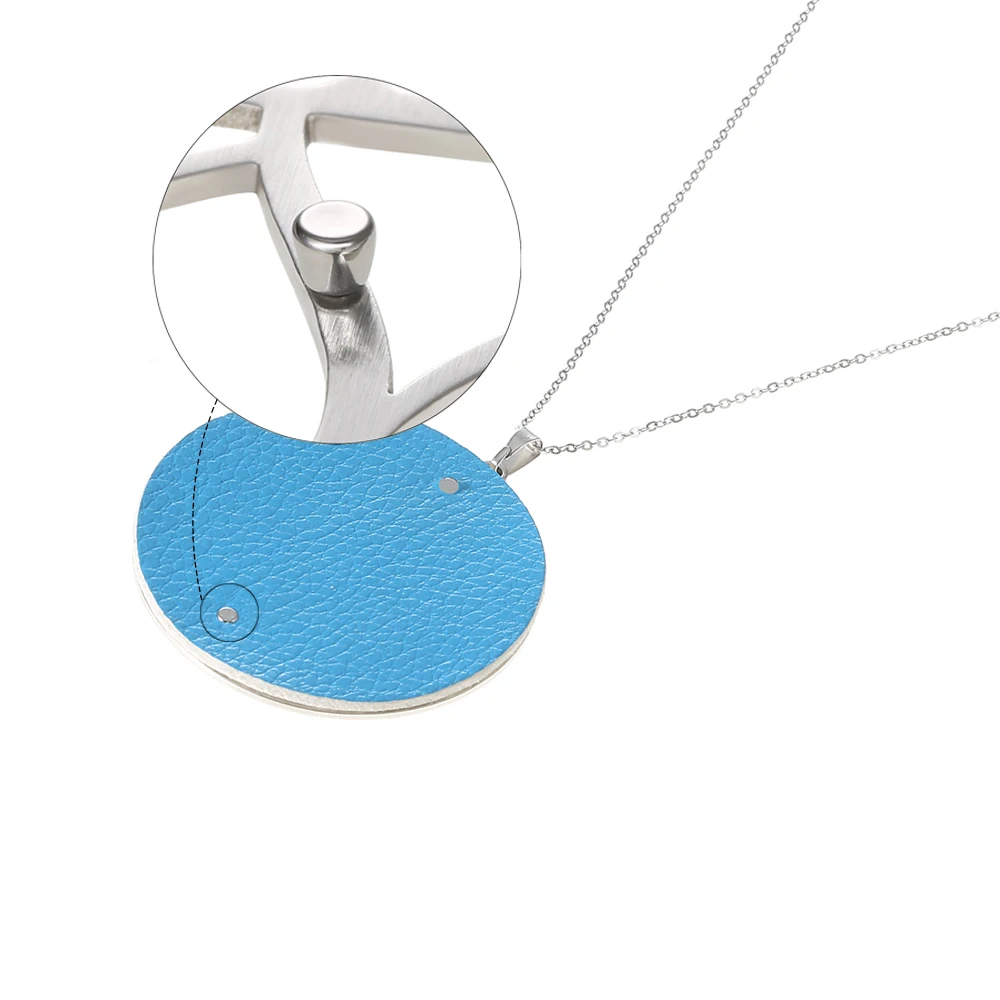 Ожерелье женское с подвеской-кольцом из нержавеющей стали | Украшения и