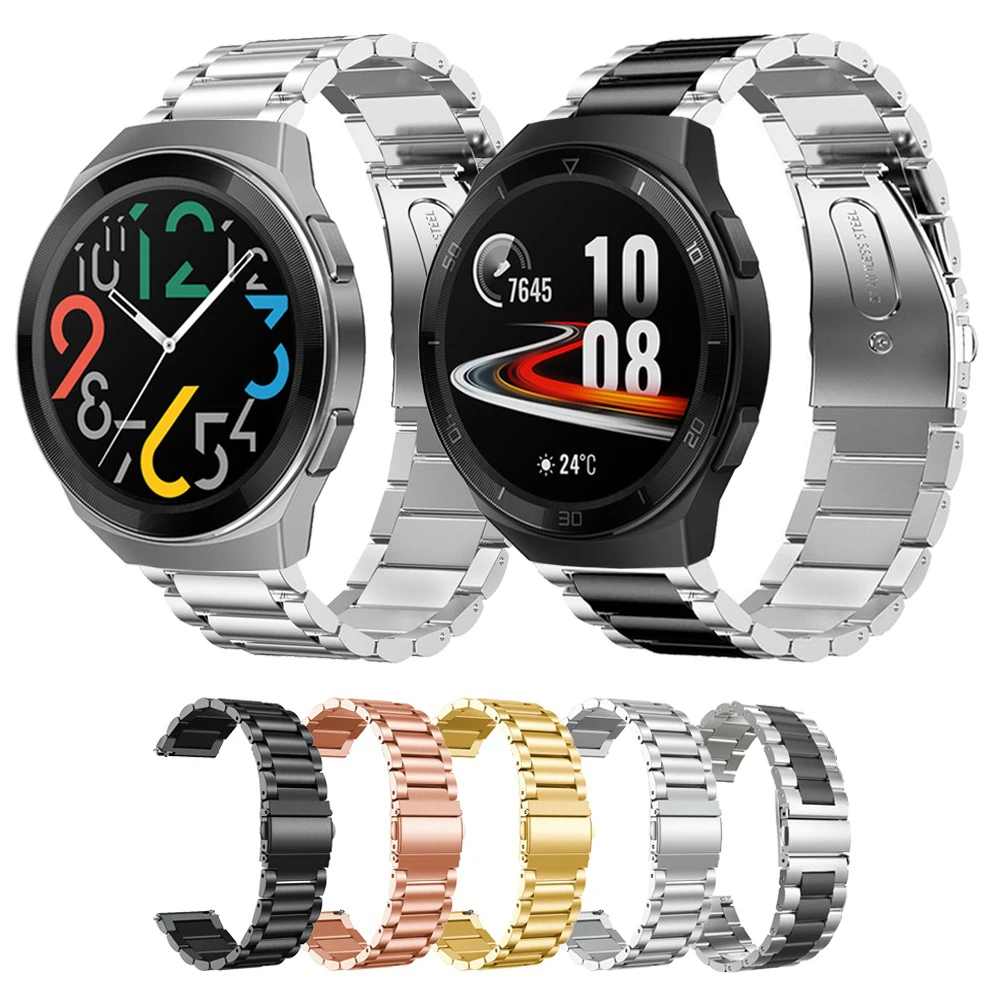 

Ремешок из нержавеющей стали для Huawei Watch GT2e/GT2 46 мм/GT, сменный Браслет для наручных часов GT2E, браслет
