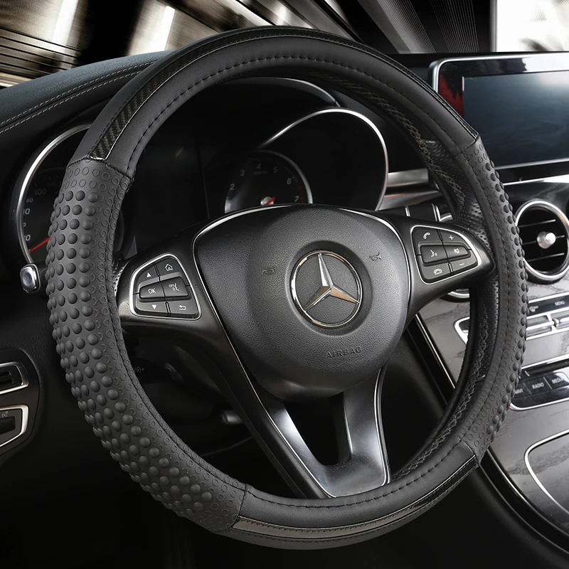 Full Coverage Eco-leather auto Steering Covers PU Leather steering wheel cover for bmw e46 e90 e91 e92 e93 f30 f31 f34 f35 e30 | Автомобили