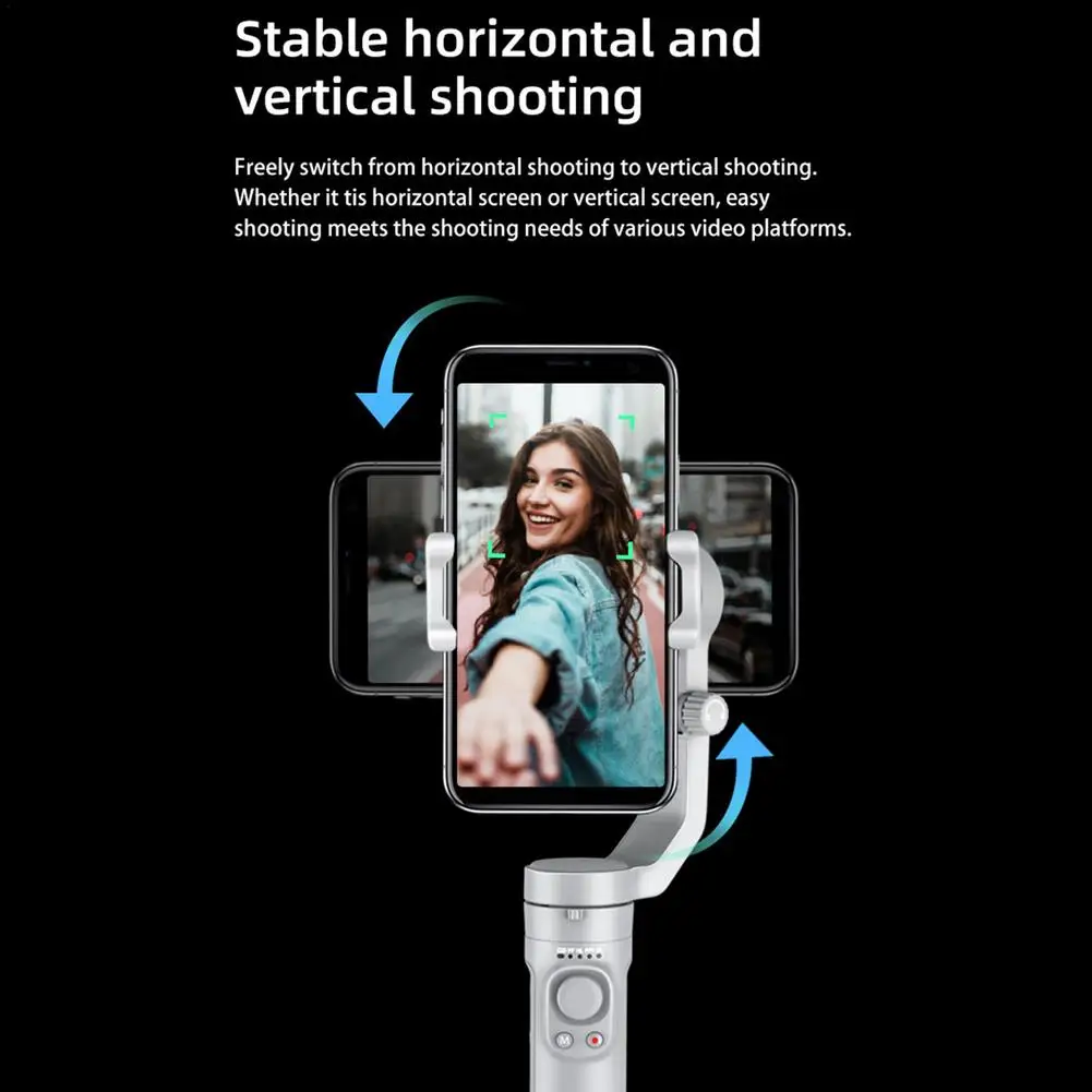 3-осевой складной ручной шарнирный стабилизатор видеозаписи для смартфона IPhone 13