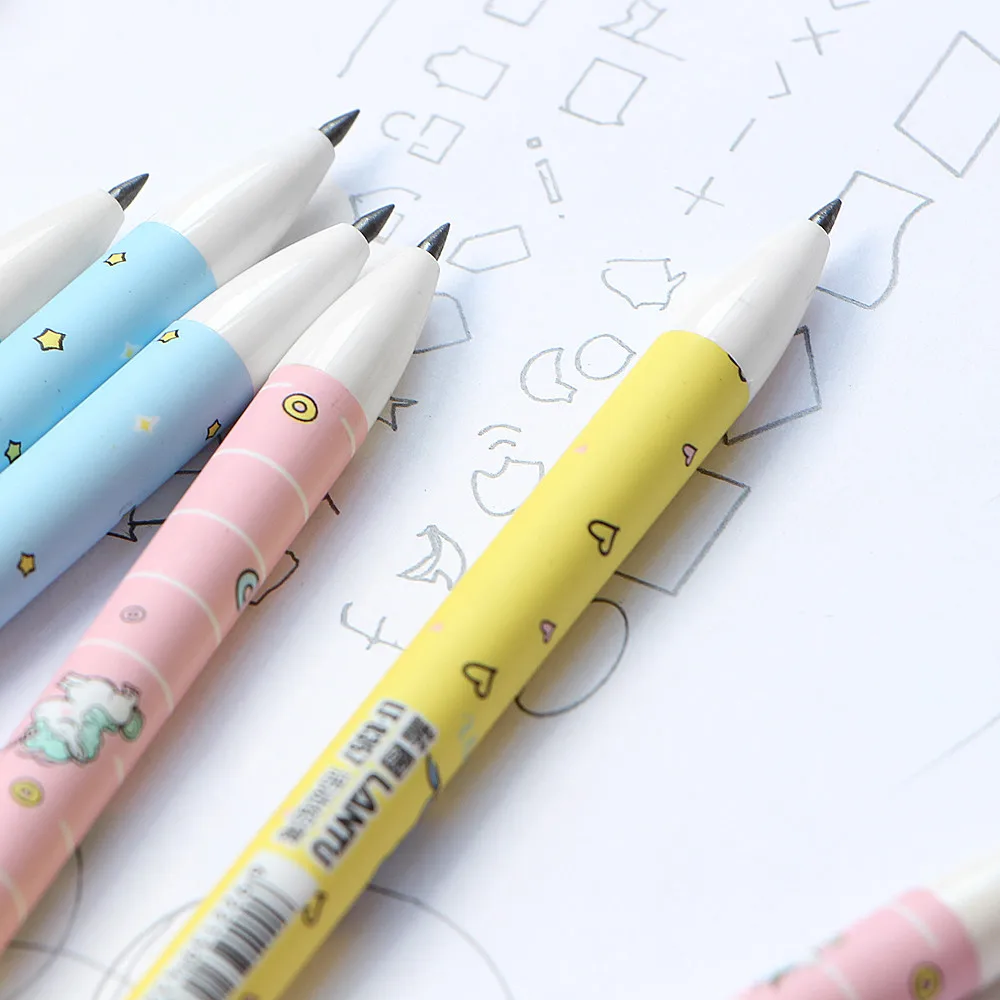 Механический карандаш с единорогом 4 шт./лот 2 0 мм автоматический для учеников