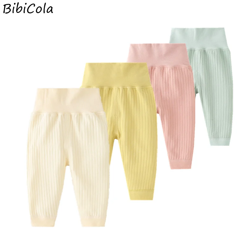 Baby Girls Legging Boy Bottoms Children Fashion Solid Color High Waist Pants Gilrs Clothes Kids Long Under | Детская одежда и