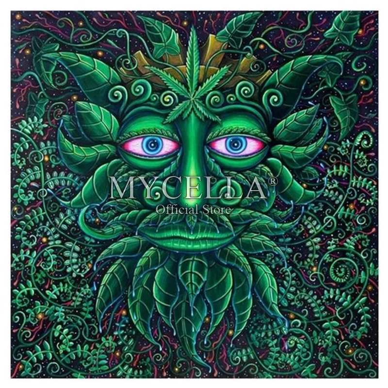

Fairy Tales Diamond Painting Full Square 5D DIY Green Tree Man Diamond Painting Embroidery Rhinestone Cross Stitch Art Decor