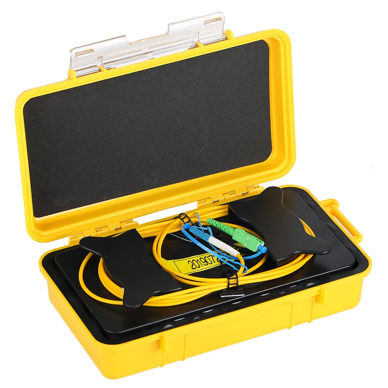 SC/APC-LC/UPCOTDR Zone Eliminator, волоконные кольца, волоконно-оптический OTDR launch Cable Box 500 м 1 км 2 км SM 1310/1550 нм