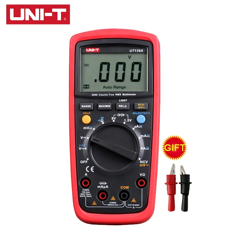 Цифровой мультиметр Серии Uni t UT139 Автоматический диапазон UT139E UT139C истинный