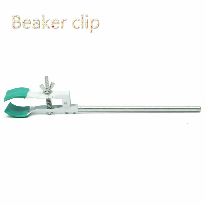 

1pcs 250mm Stainless Steel Flask Clamp,Condenser Lab Iron Holder ,Beaker Clip,Two Prong Holder,Good Quanlity