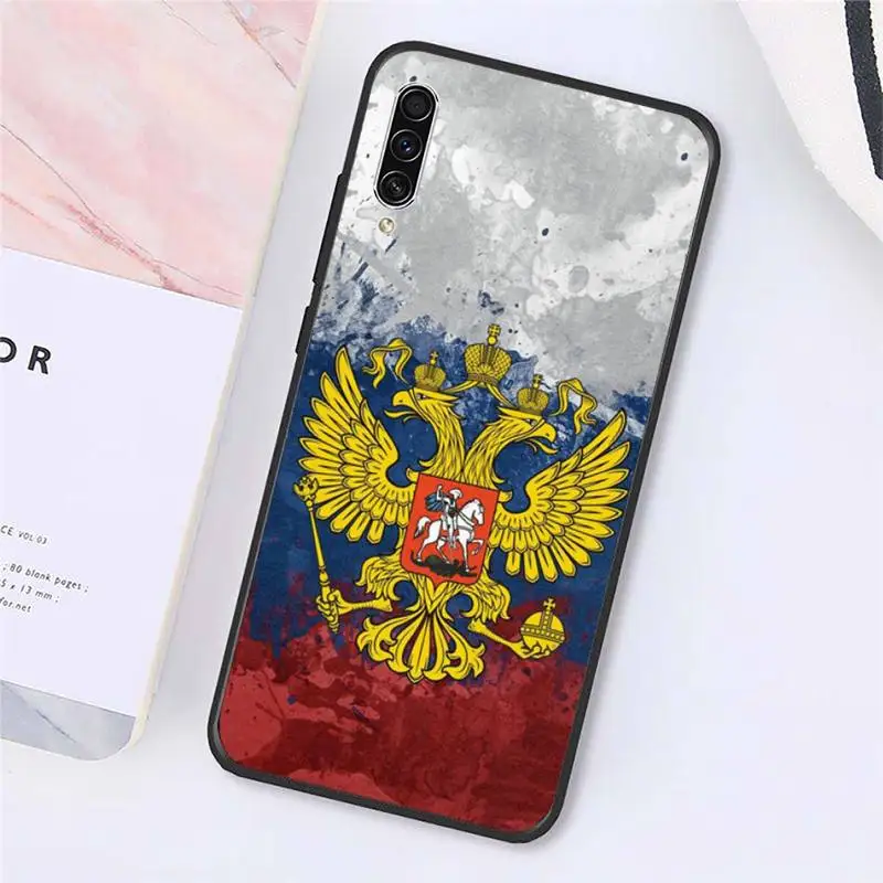 

russian flag Symbol Phone Cases For Samsung galaxy S 9 10 20 A 10 21 30 31 40 50 51 71 s note 20 j 4 2018 plus