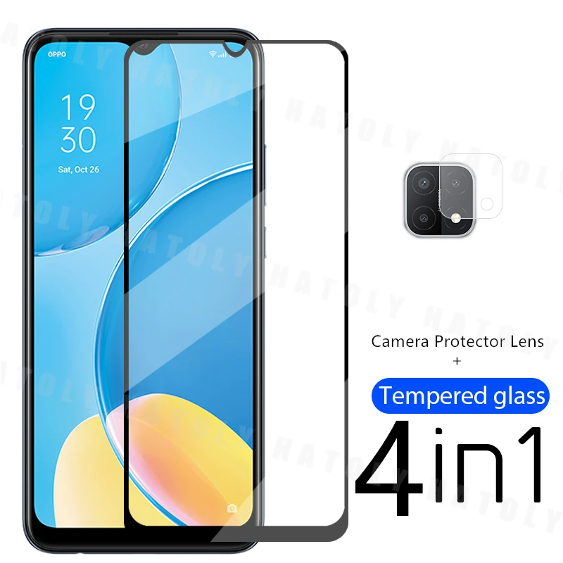 

Screen Protector For OPPO A15 Glass For OPPO A15 A53 A32 A33 2020 Realme 7 Pro Tempered Glass Protective Phone Film For OPPO A15