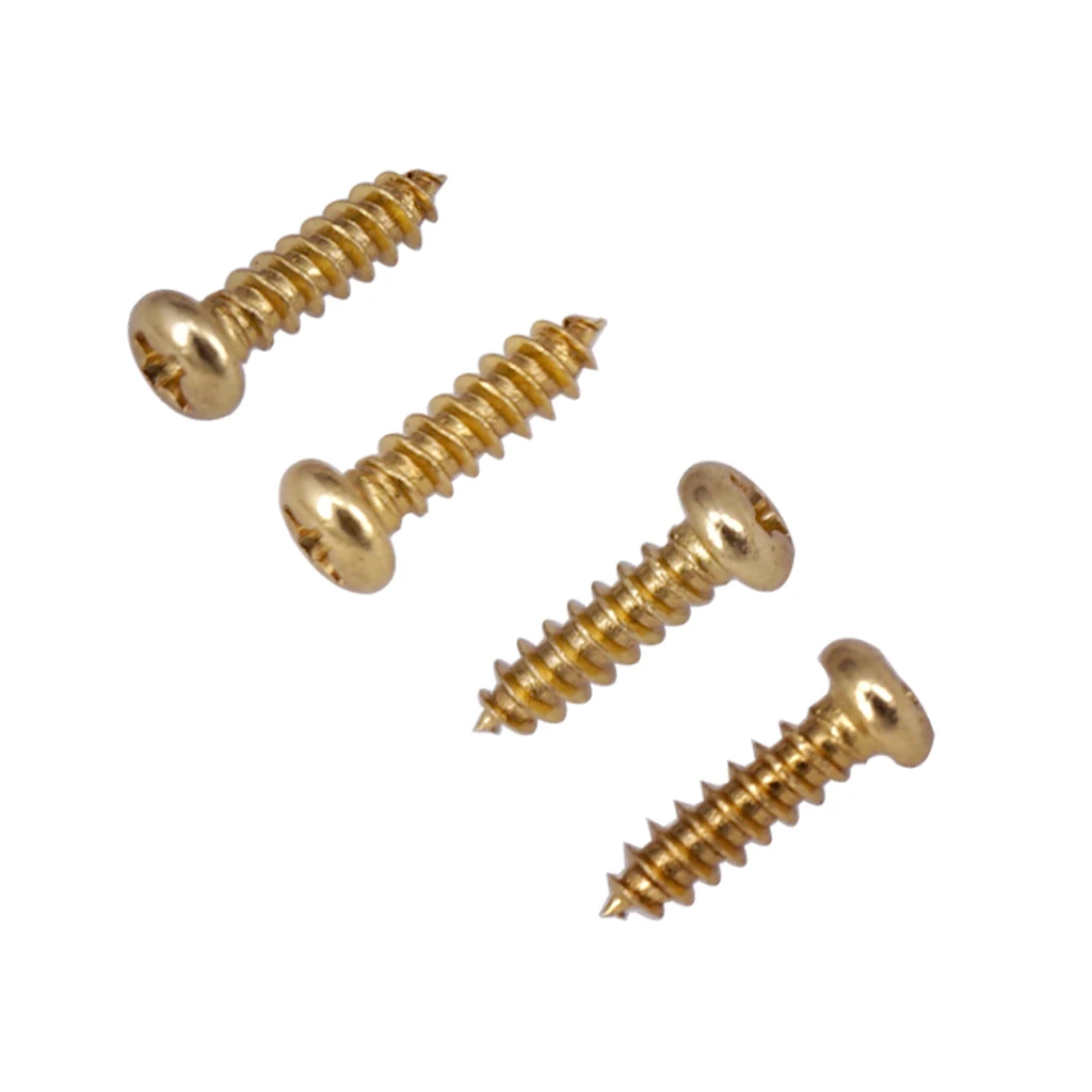 

for electric / acoustic guitar electric bass Mounting screws Golden
