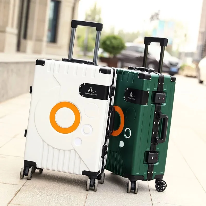 20/22/24/26 inch High Quality PC Luggage Travel Suitcase Aluminum Frame Luxury Rolling Spinner Trolley Bag Wheel | Багаж и сумки