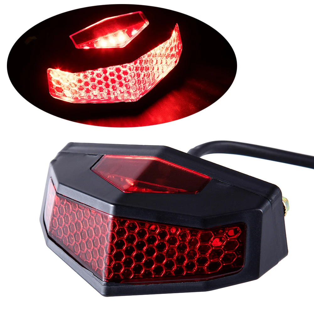 

12V Universal Motorcycle Taillight Brake Turn Signal Light Warning Driving Light Motorbike Dirt Pit Rear Light Motorcycle Parts