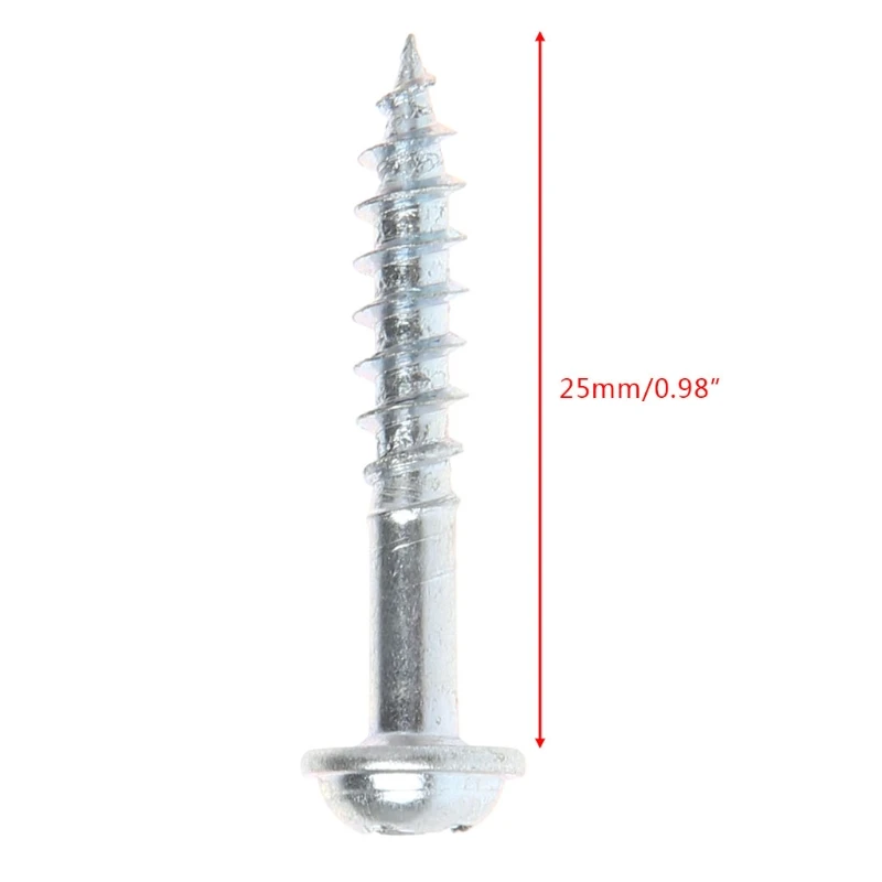 

100Pcs M4-25 High Strength Oblique Hole Self-tapping Screws For Pocket Hole