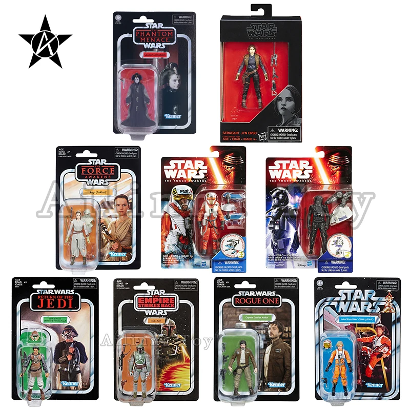 

Hasbro 3.75inch Star War 1/18 Original Action Figure The Vintage Collection The Black Series Movie Model For Gift Free Shipping