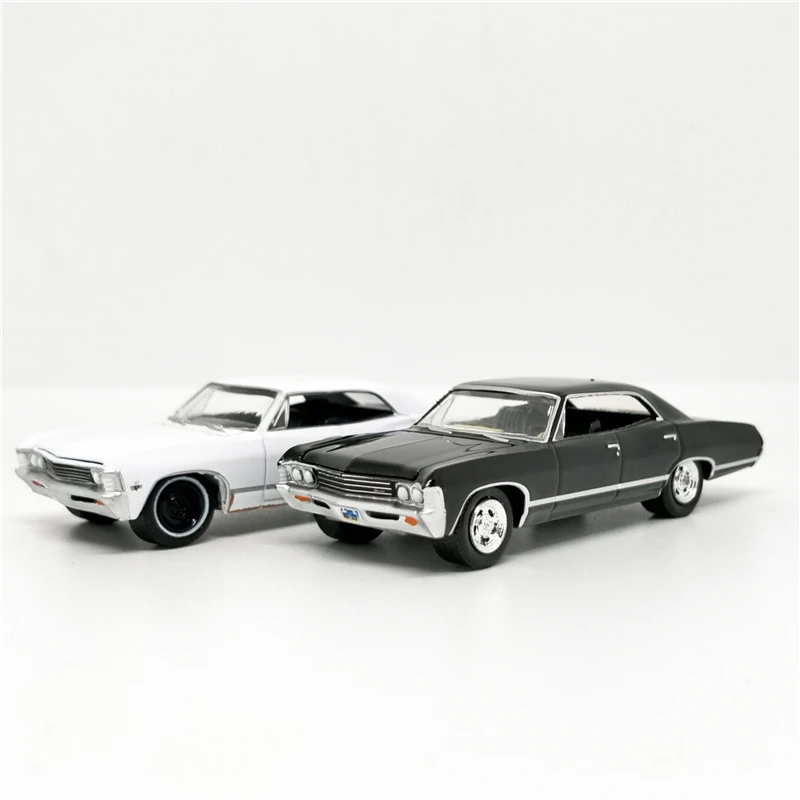 GreenLight 1:64 Chevrolet Impala Sport Sedan 1967 бутиковый автомобиль из сплава игрушки для детей